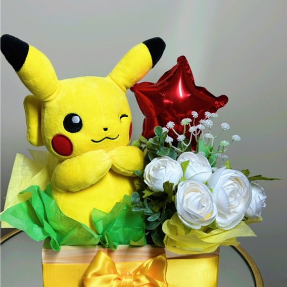 Gifts Yellow Plush Toy with Red Accents - Picture 2 of 3